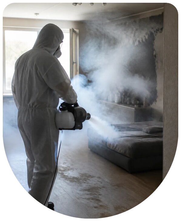 Профессиональное устранение запахов сухим туманом в Рославле